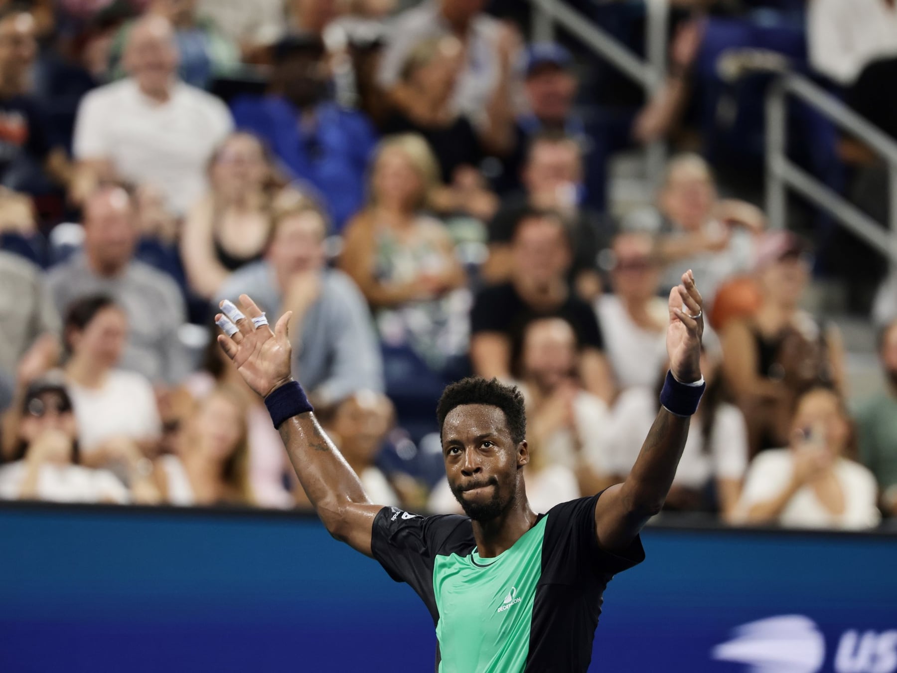 Monfils dejó la llave abierta y se llevó el cariño de Nueva York