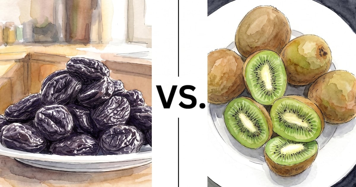 De la mesa al baño: cuando el kiwi y la ciruela pasa se vuelven aliados del intestino apurado