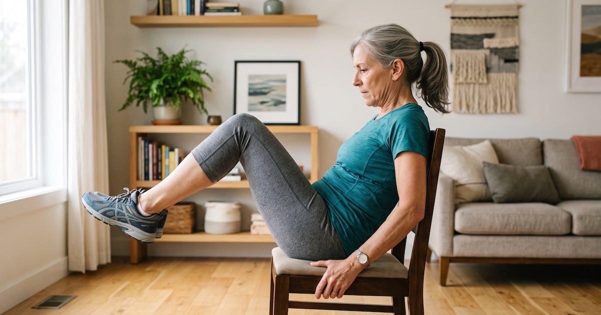 Después de los 60, el cuerpo se entrena en casa: una rutina de tres movimientos para no resignar autonomía