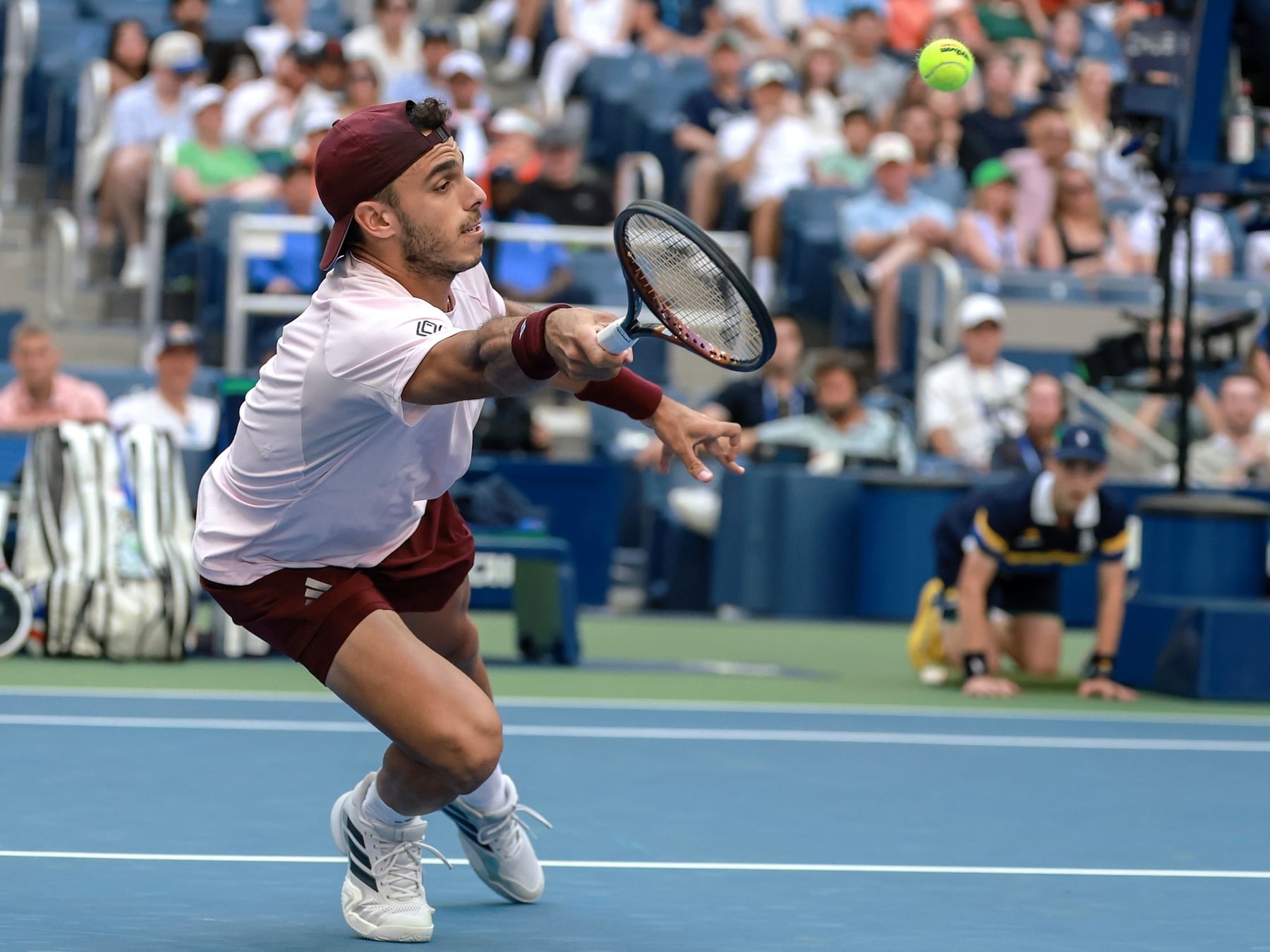 Se le escapó otra vez en la puerta de los cuartos: Cerúndolo se despidió del US Open ante Blockx