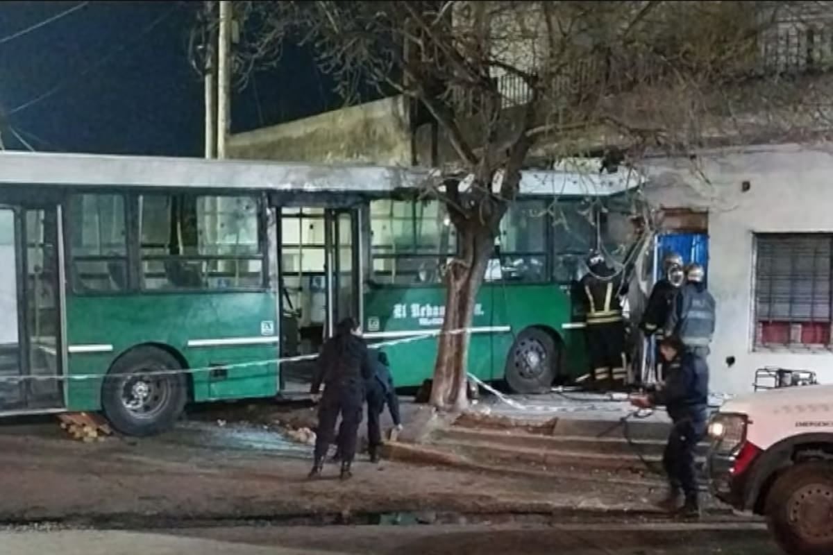 Un colectivo de la línea 527 se incrustó contra una casa en Temperley y mató a su chofer