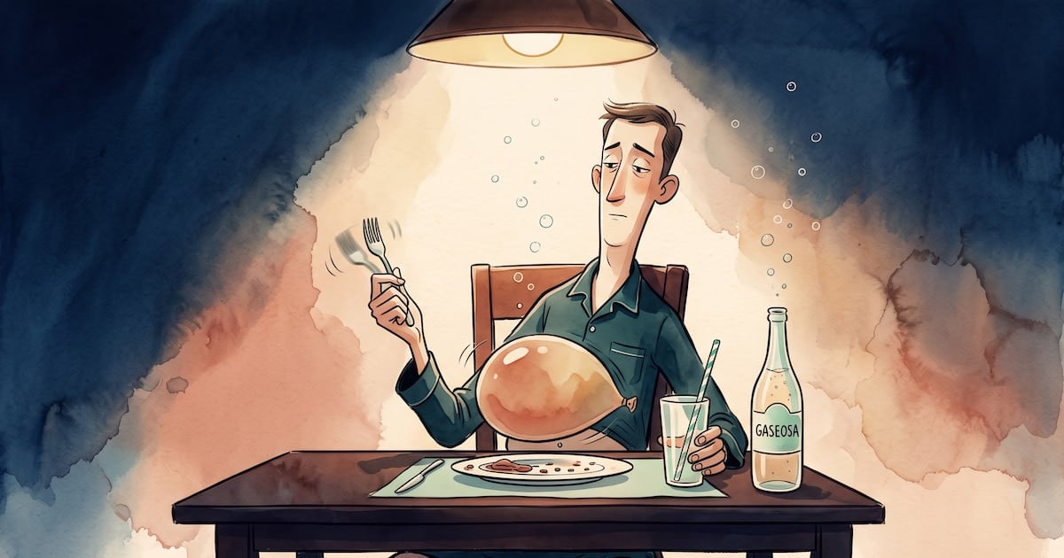 La panza que se infla después de cenar: cuando un diario en la mesa puede aclarar el misterio