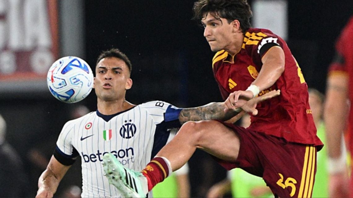 Lautaro firma el empate en Roma y ya calienta para Ezeiza