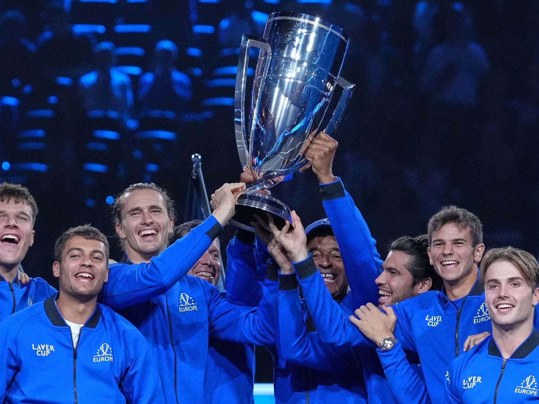 Zverev selló la sexta Laver Cup y Europa borró al Equipo Mundo en Londres