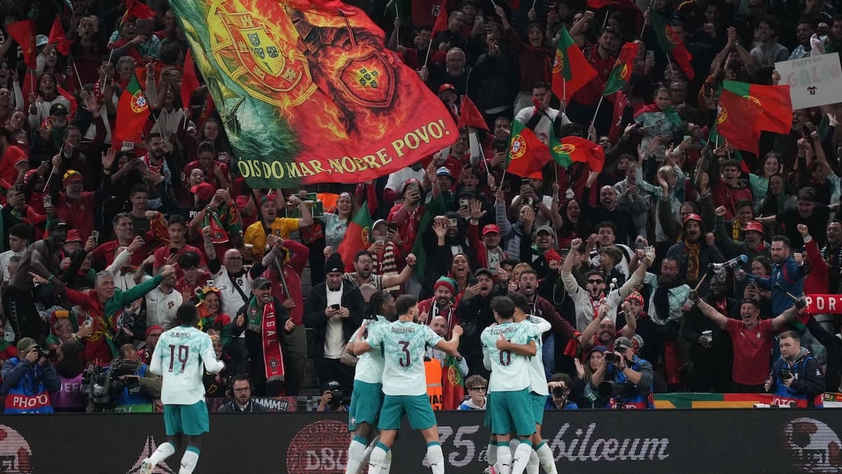 Portugal, sin Cristiano, sigue de racha: le ganó 4-2 a Dinamarca en un partidazo y queda como único líder perfecto