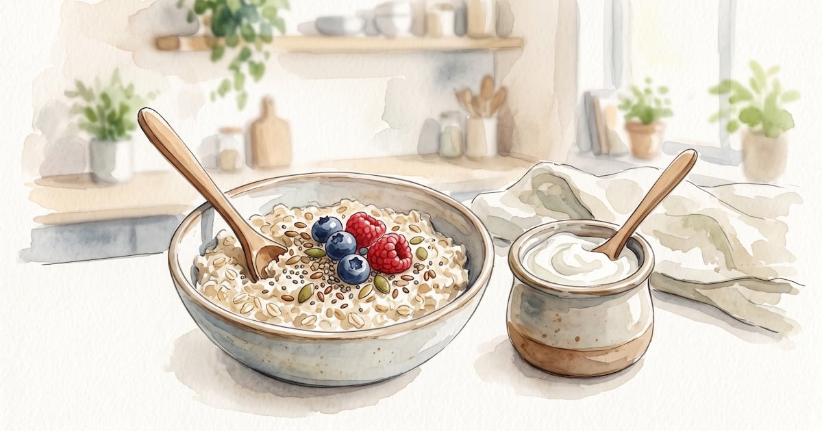 Entre la alacena y la mesada: la alianza silenciosa de la avena y el yogur griego para volver al ritmo