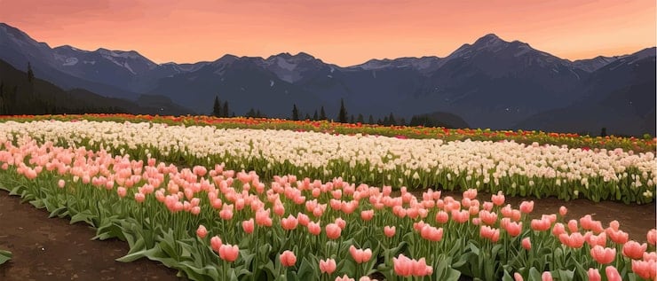 Trevelin vuelve a teñirse de tulipanes: temporada 2026 con boletos a $45.000 y 40 días de floración escalonada