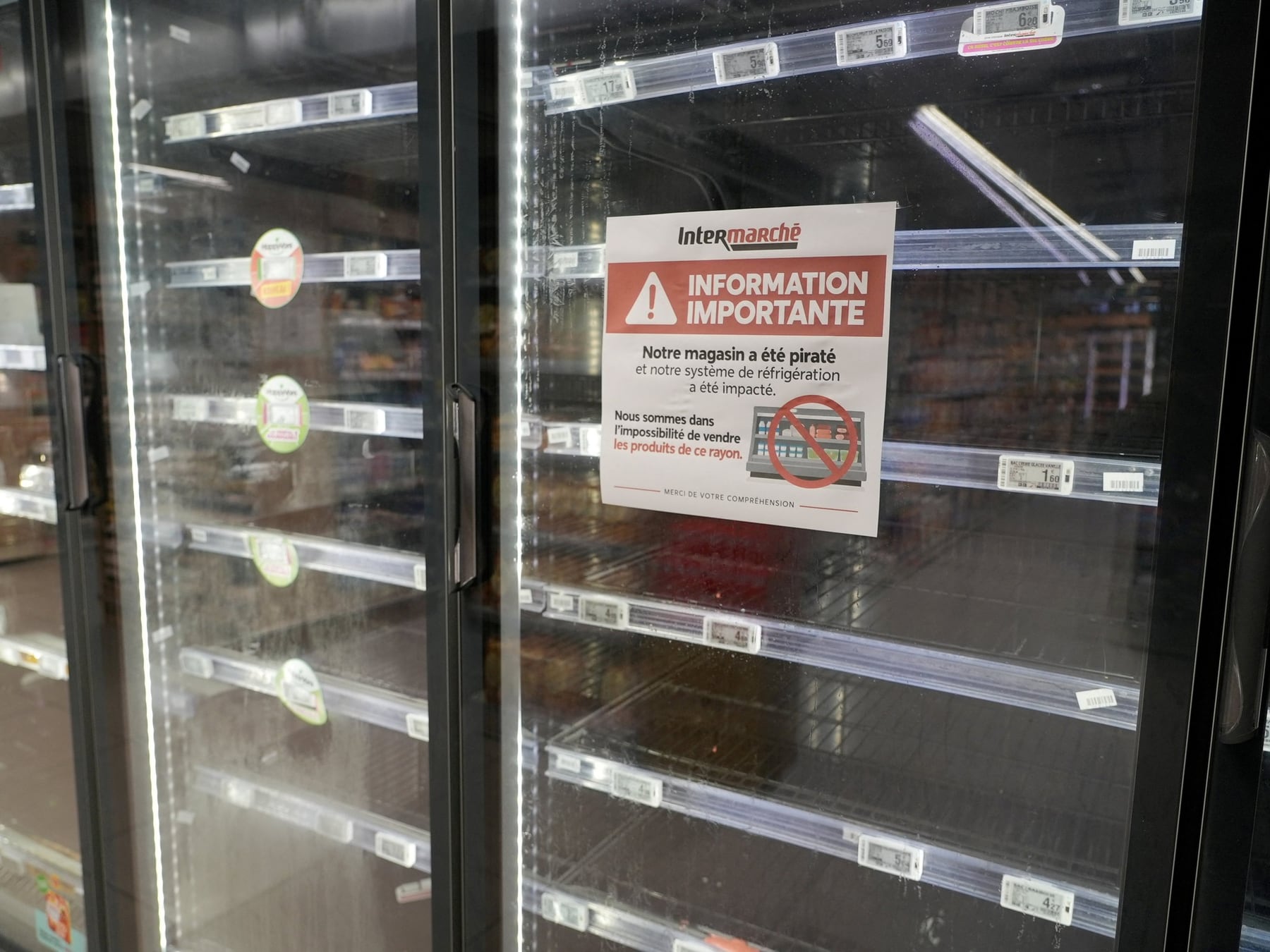 Francia, las heladeras y el botón que cualquiera puede apretar: así entró el hackeo que arruinó 350 supermercados