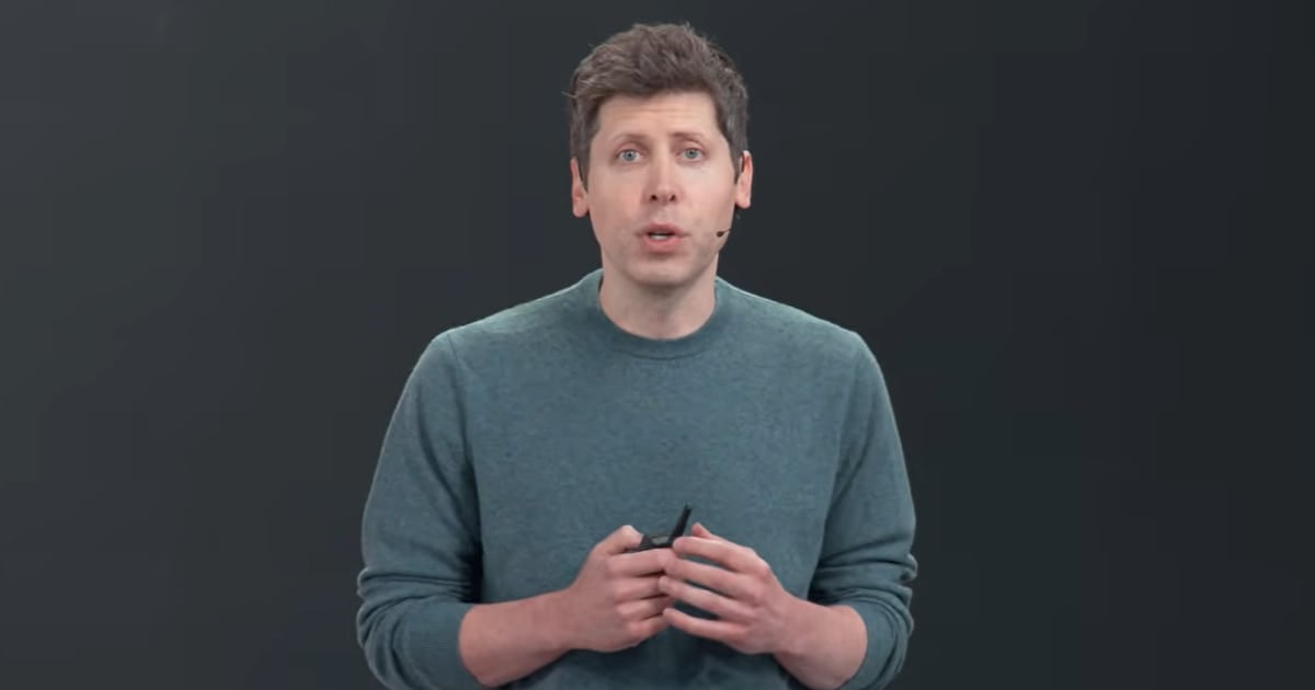 Altman evade la carrera armamentista de la inteligencia artificial con tres planes, incluido el más